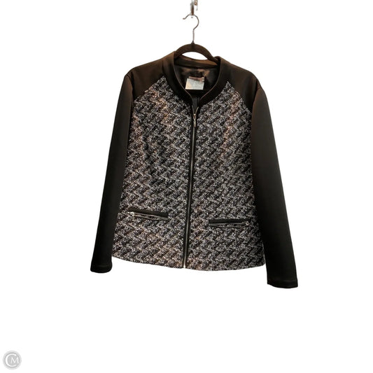 Jacket Puffer & Quilted By Roz And Ali In Black, Size: 2x
