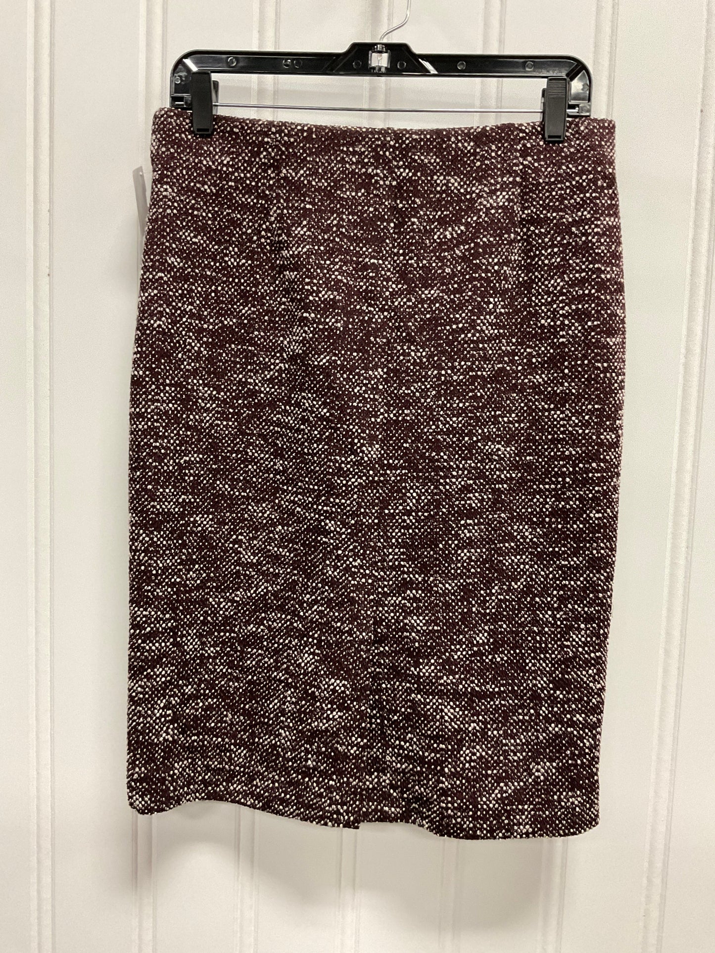 Skirt Midi By Ann Taylor In Red, Size: 8