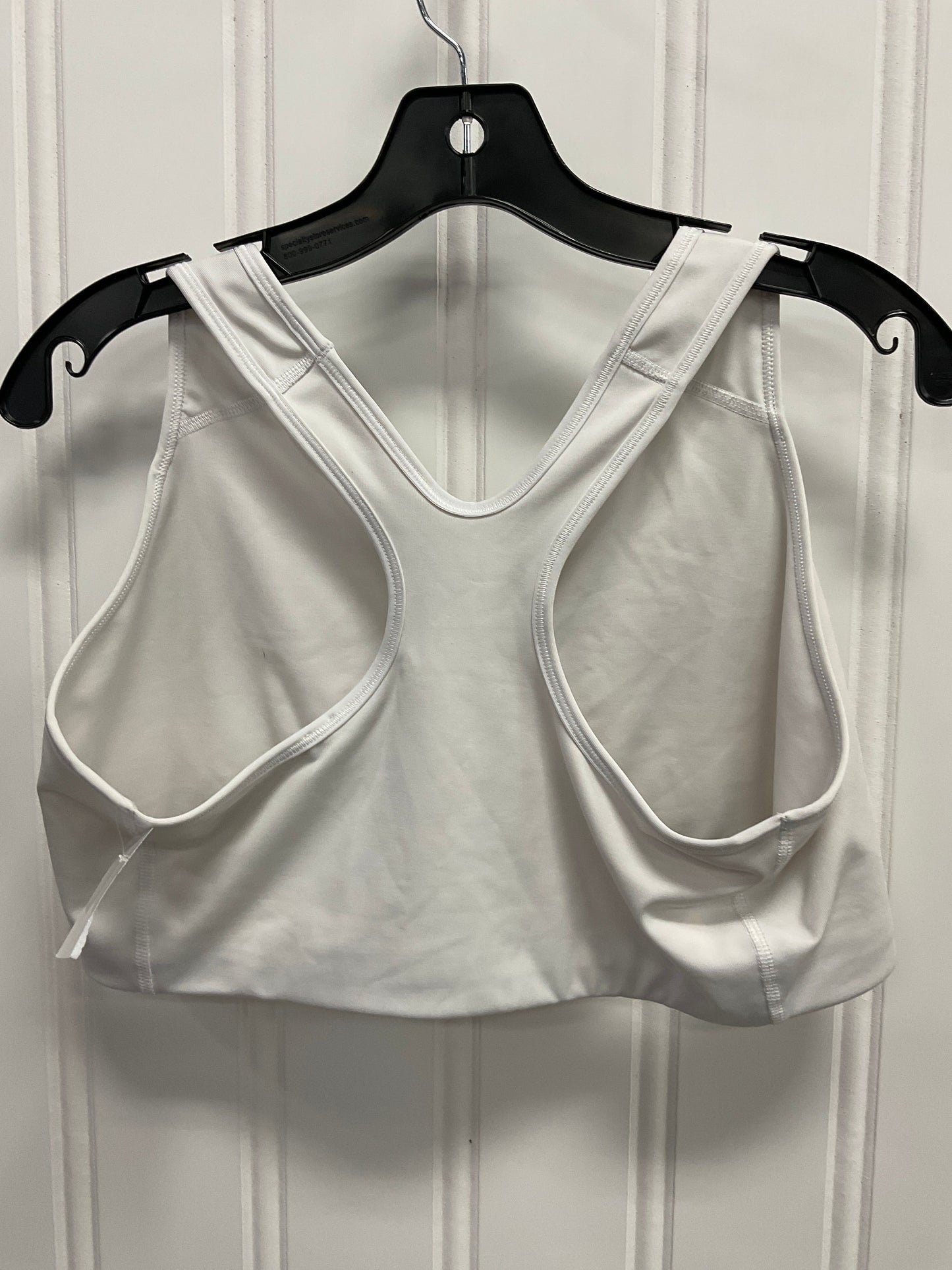 Athletic Bra By Nike In White, Size: 1x