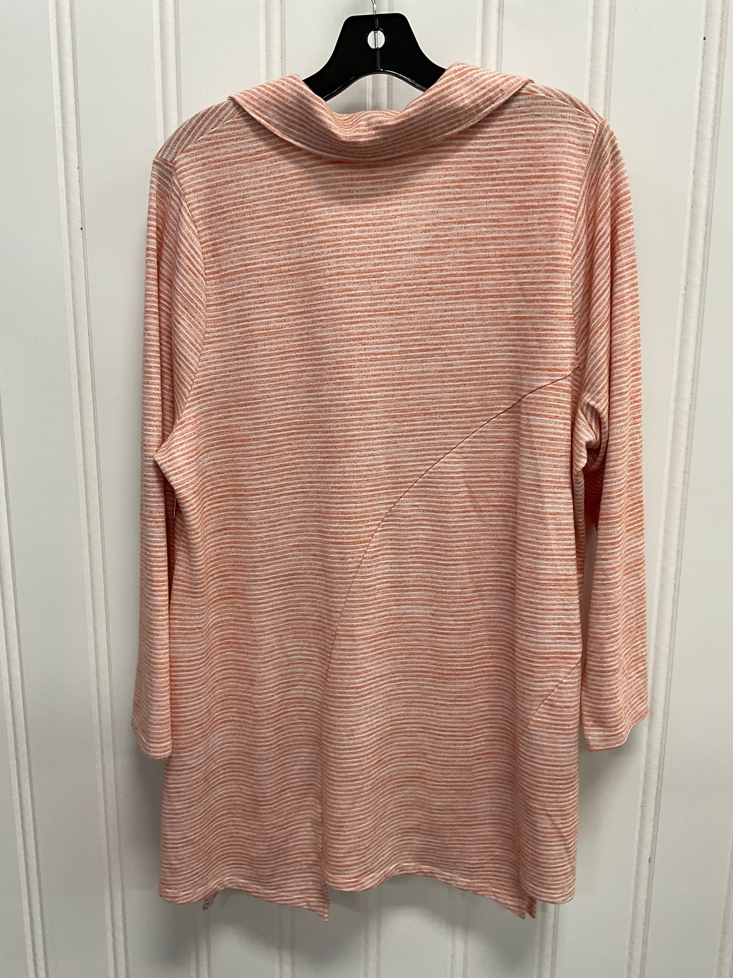 Top 3/4 Sleeve By Soft Surroundings In Orange, Size: 1x