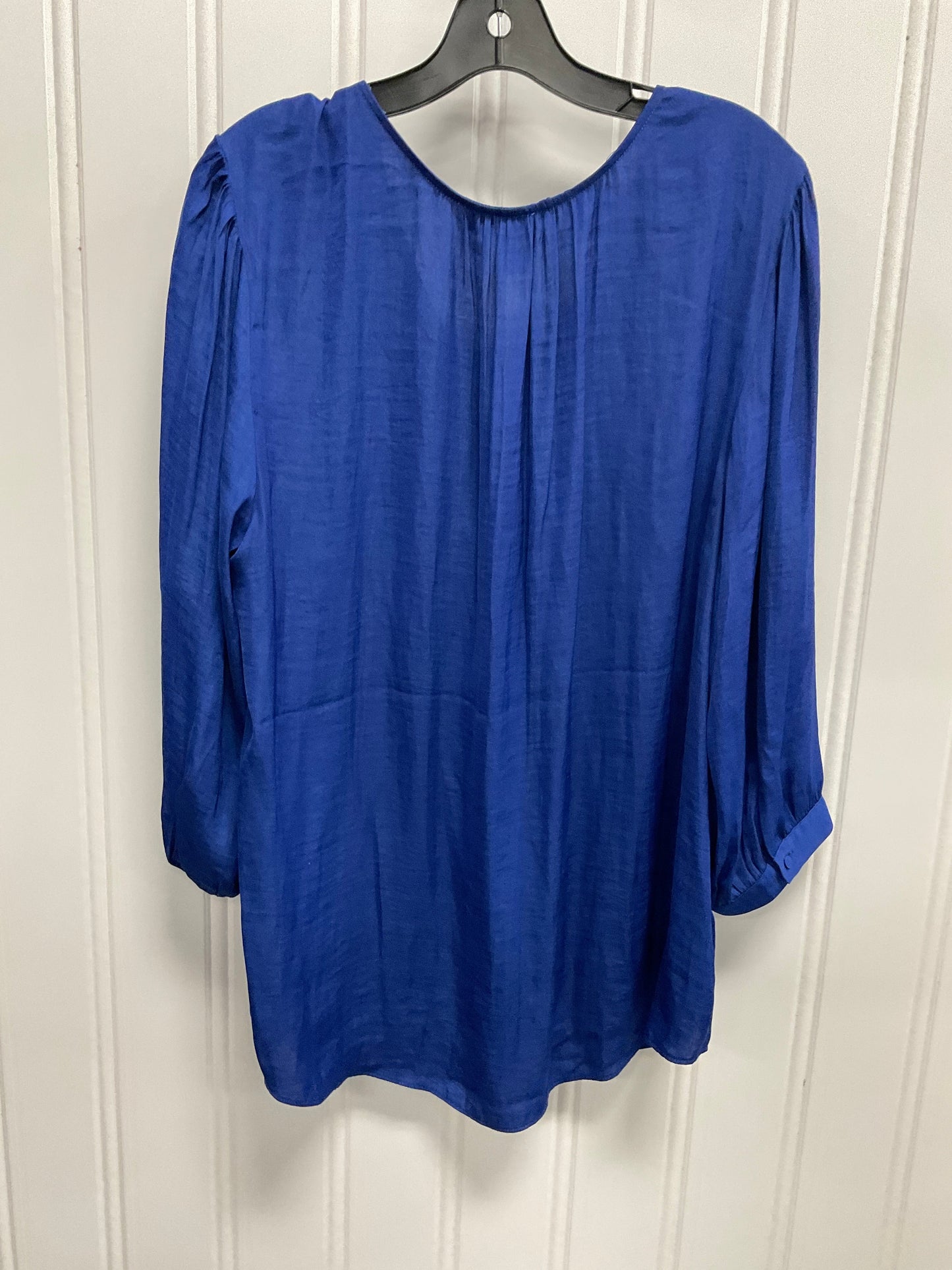 Top 3/4 Sleeve By Joie In Blue, Size: 1x