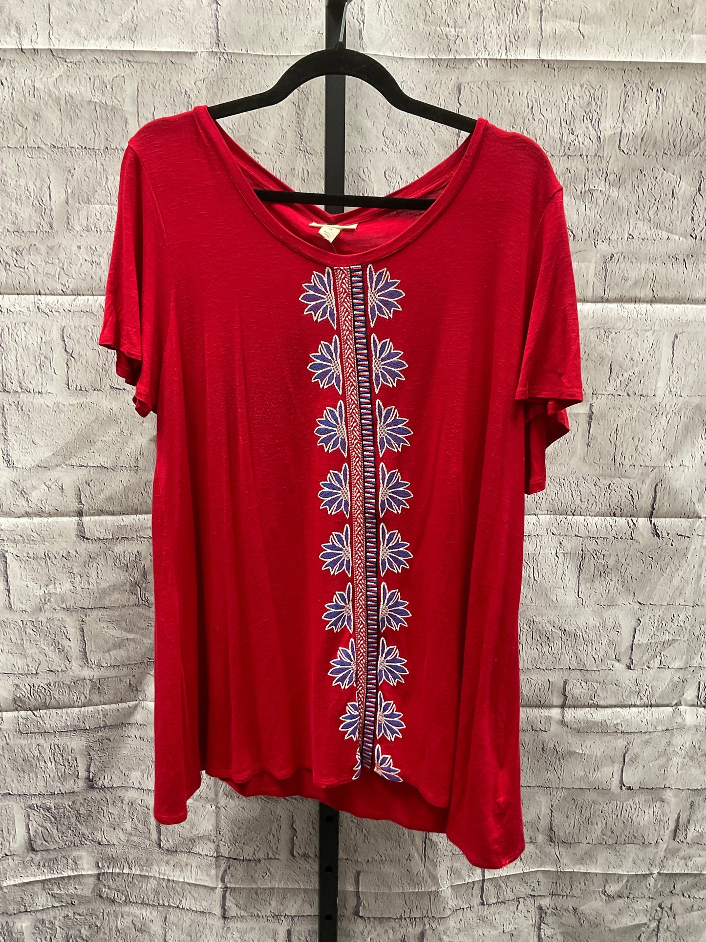Top Long Sleeve By Style And Company  Size: 1x