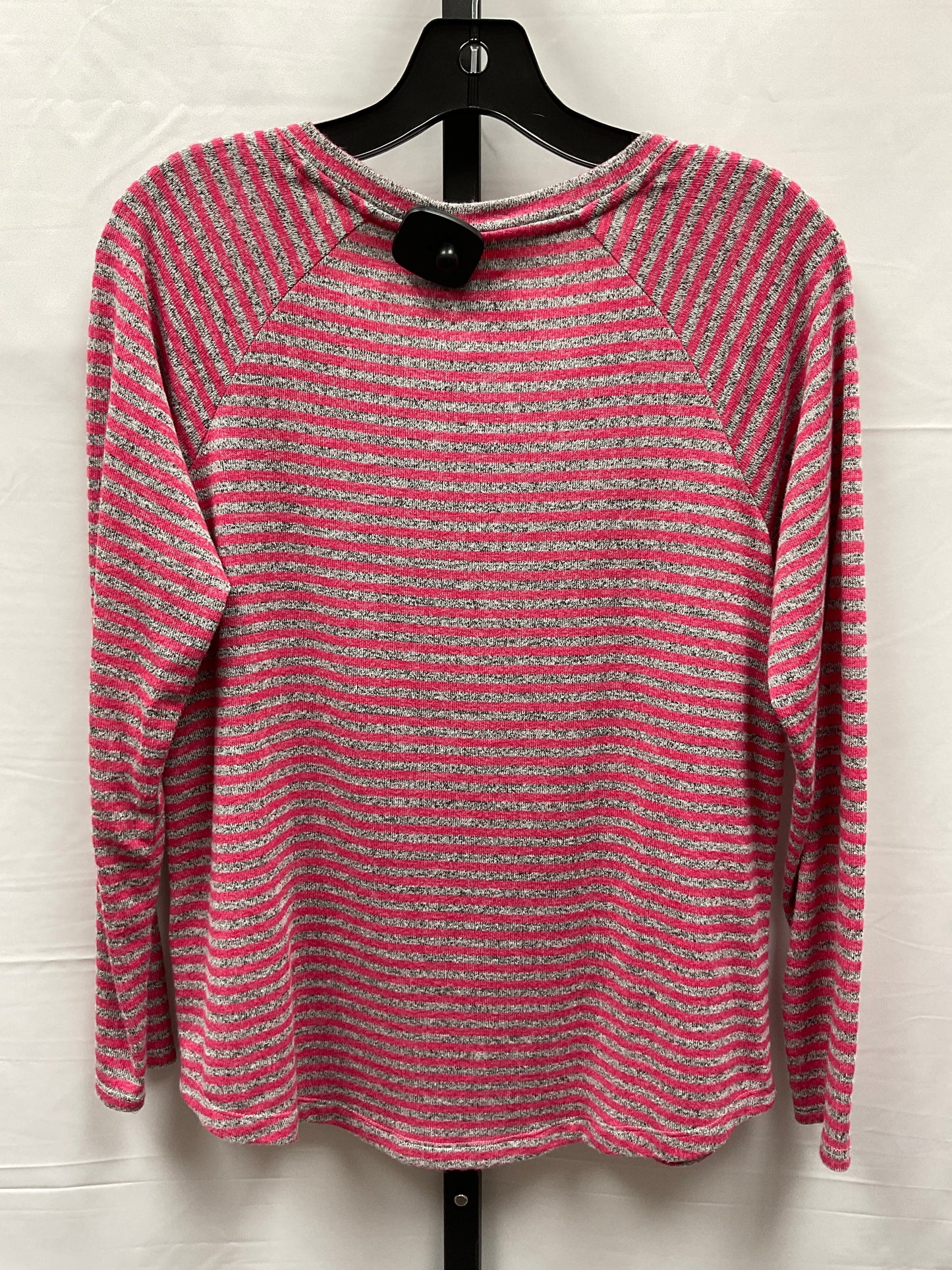 Grey & Pink Top Long Sleeve Nic + Zoe, Size Petite   S