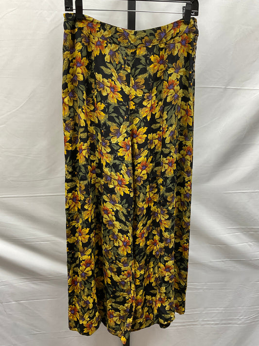 Floral Print Pants Wide Leg Free People, Size 10