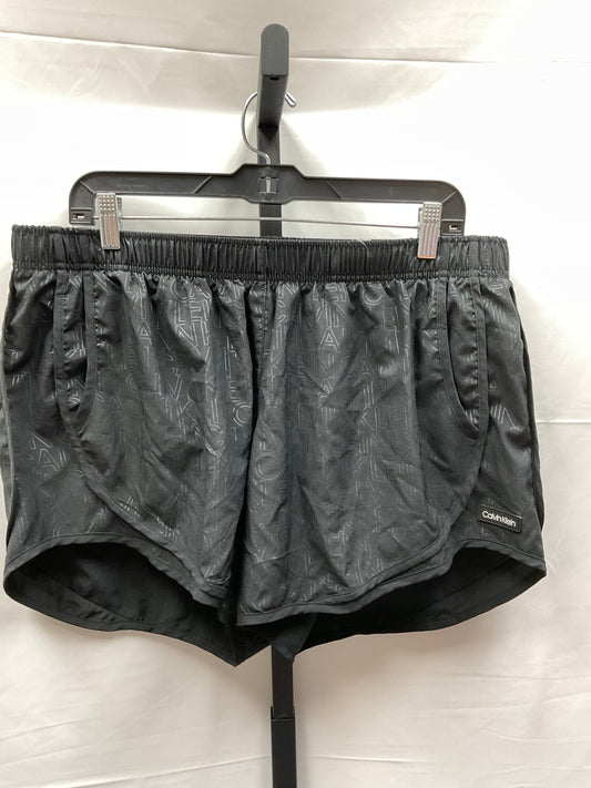 Black Athletic Shorts Calvin Klein Performance, Size Xl