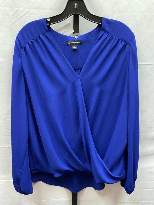 Blue Top Long Sleeve Inc, Size L