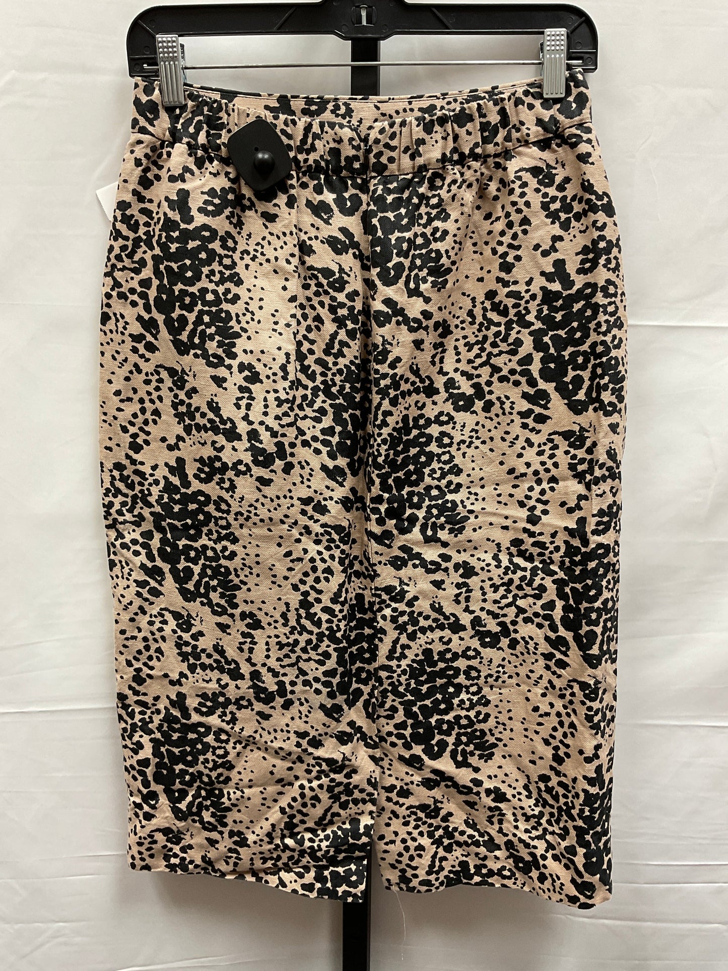 Animal Print Skirt Midi J. Crew, Size 4