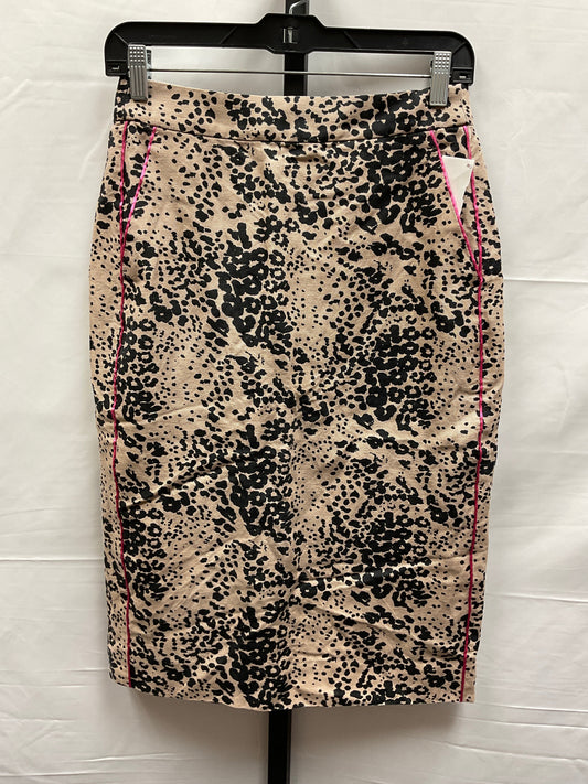 Animal Print Skirt Midi J. Crew, Size 4