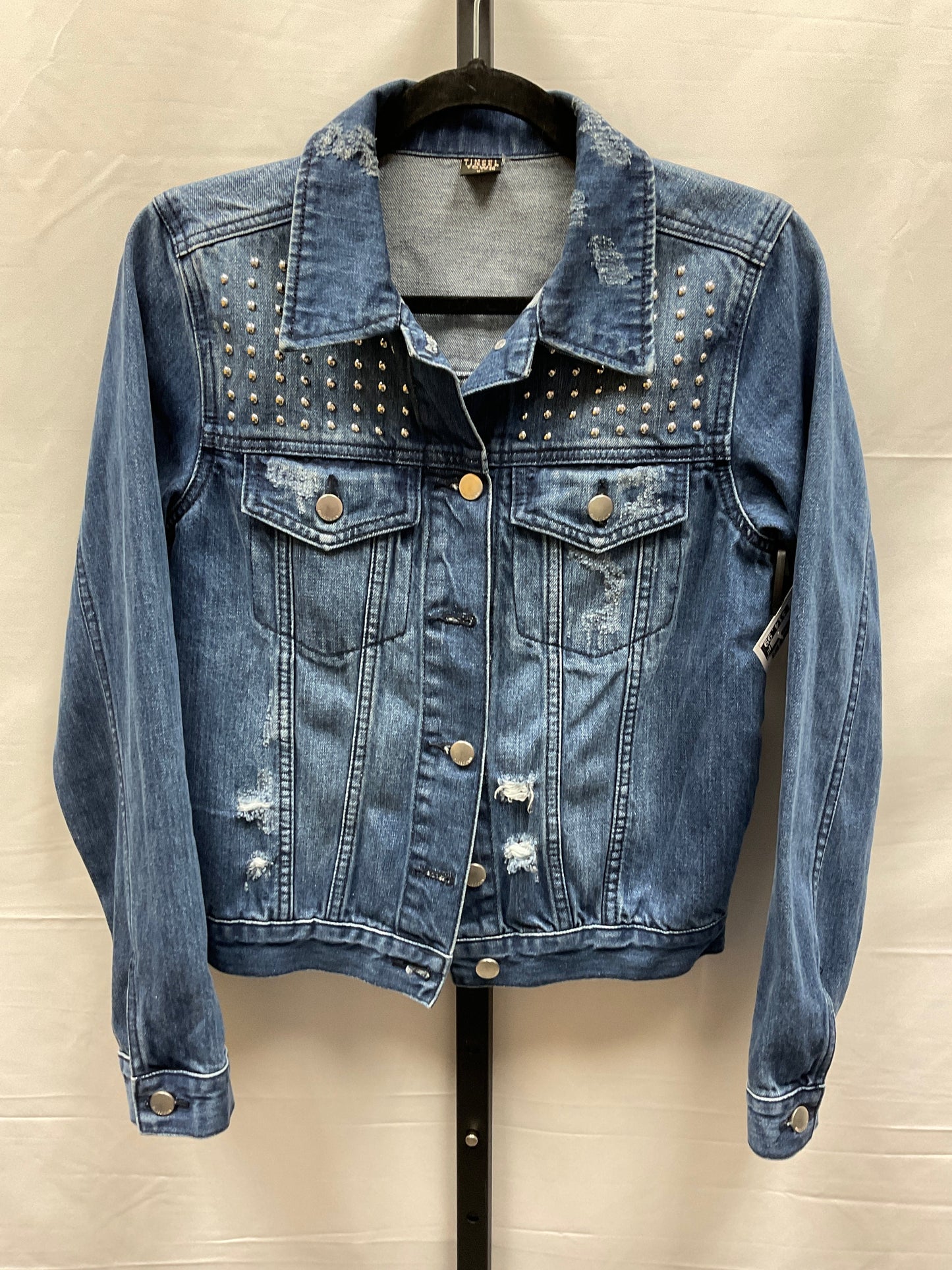 Blue Denim Jacket Denim Clothes Mentor, Size Xs