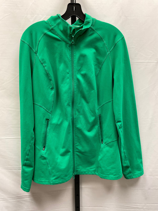 Green Athletic Jacket Zella, Size Xxl
