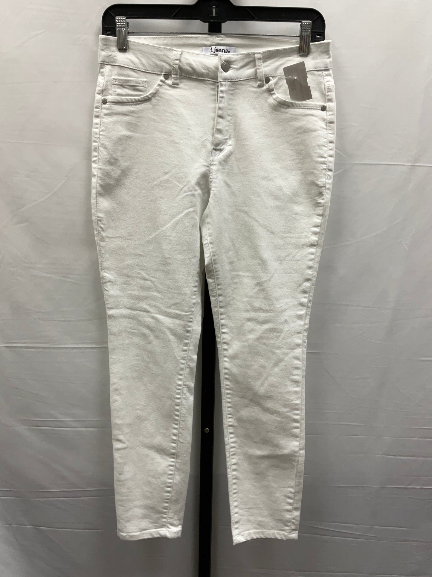 White Jeans Skinny D Jeans, Size 6