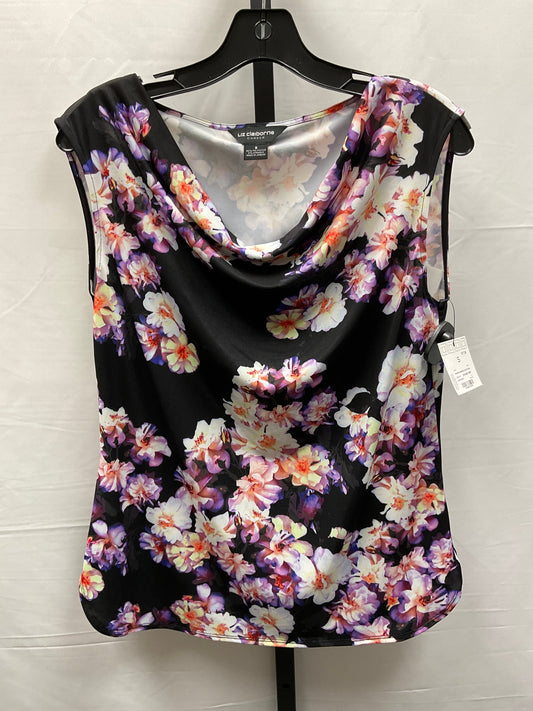 Floral Print Top Sleeveless Liz Claiborne, Size S