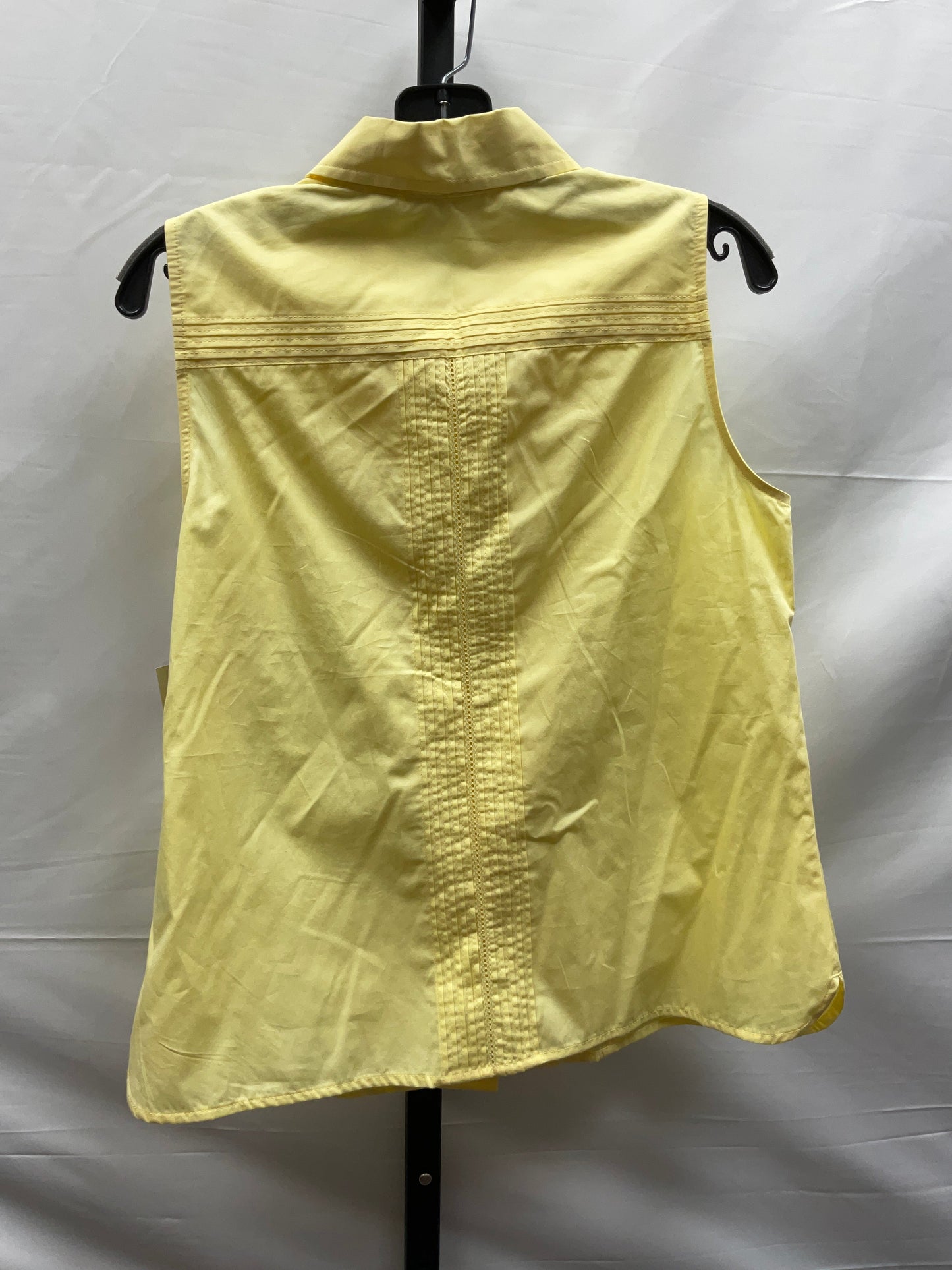 Yellow Top Sleeveless Croft And Barrow, Size M