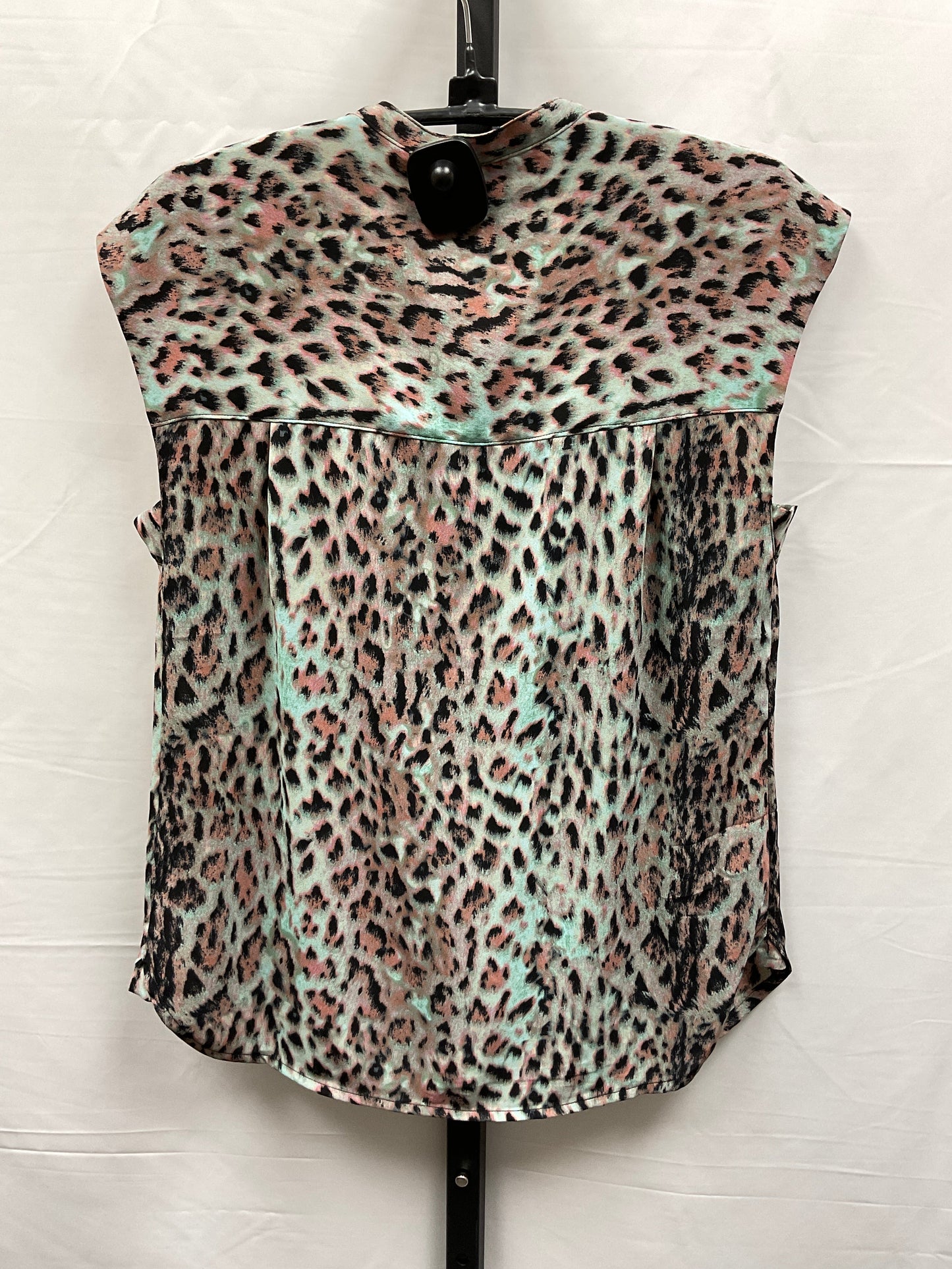 Animal Print Top Short Sleeve J. Crew, Size Xxs