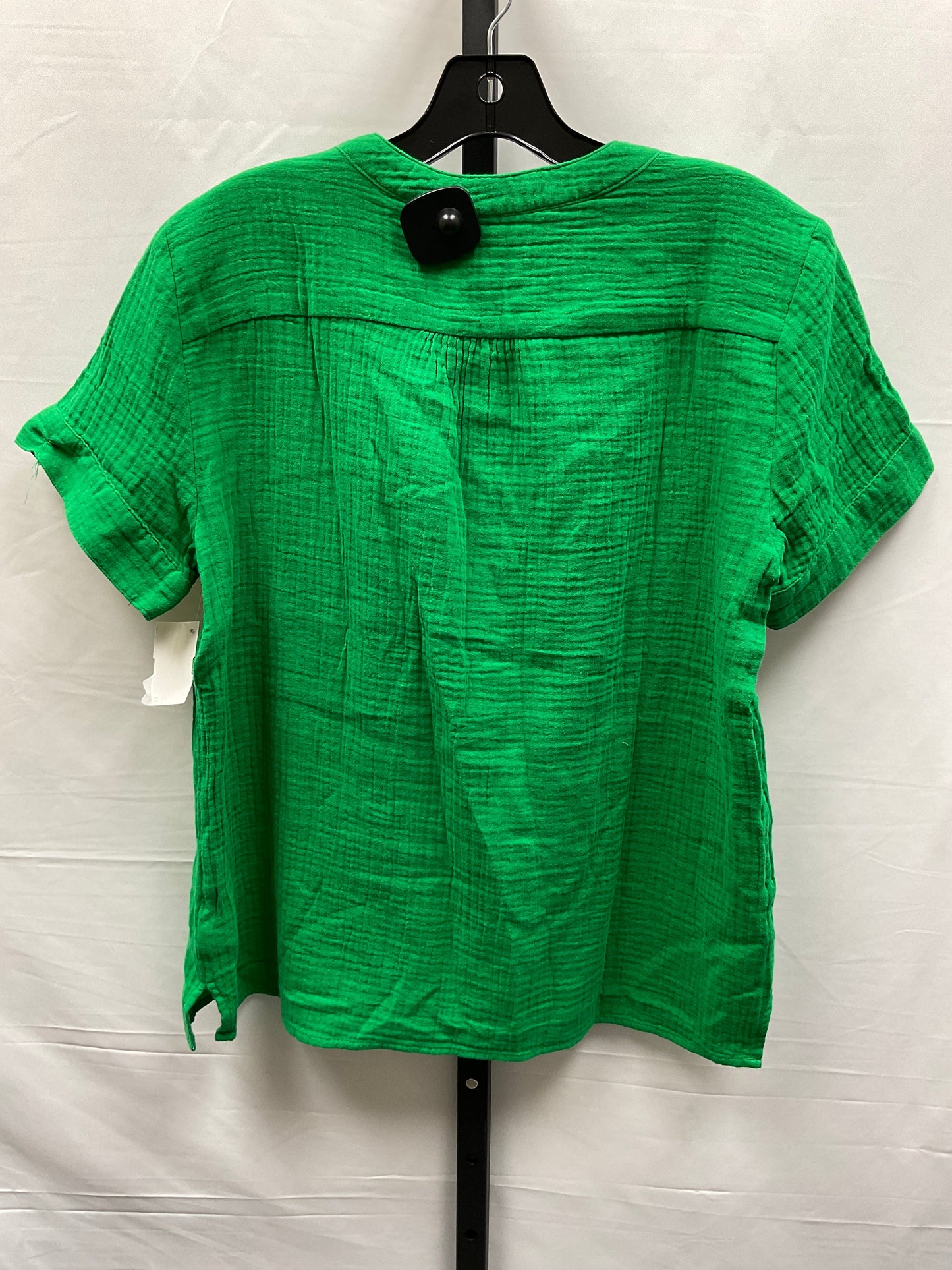 Green Top Short Sleeve J. Crew, Size S