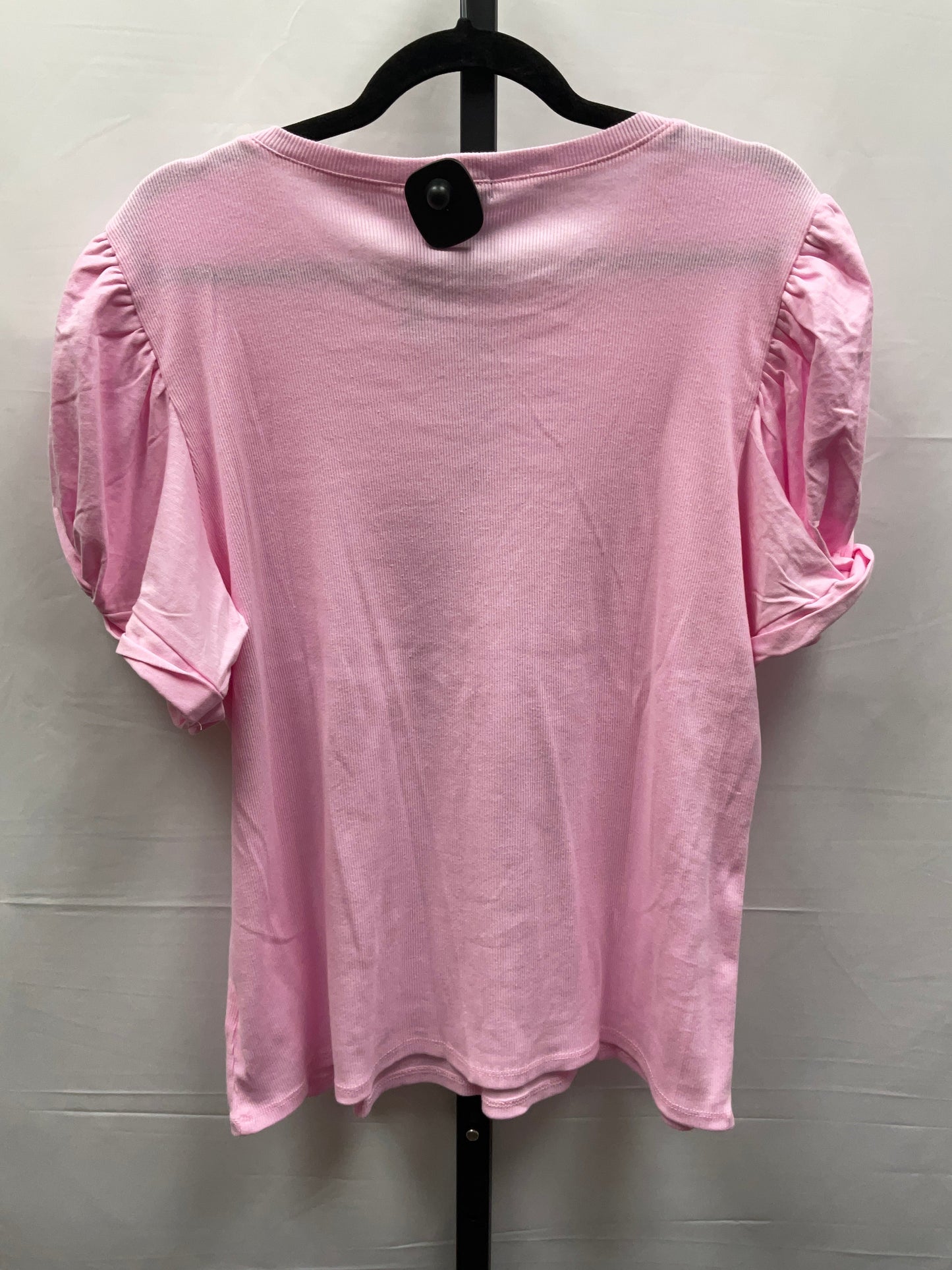 Top Short Sleeve By Vince Camuto In Pink, Size: Xxl