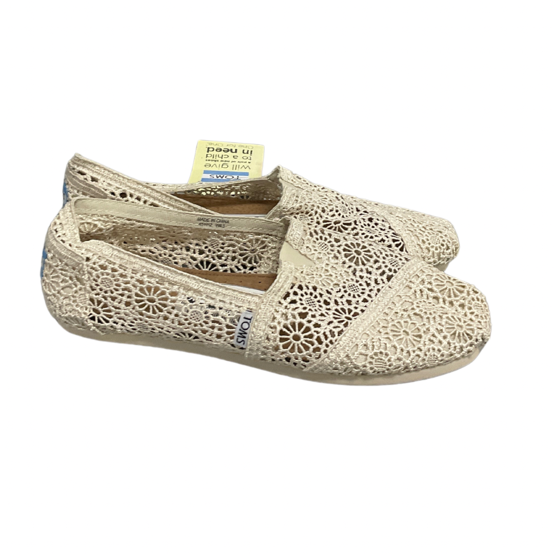 Shoes Flats By Toms In Beige, Size: 8.5