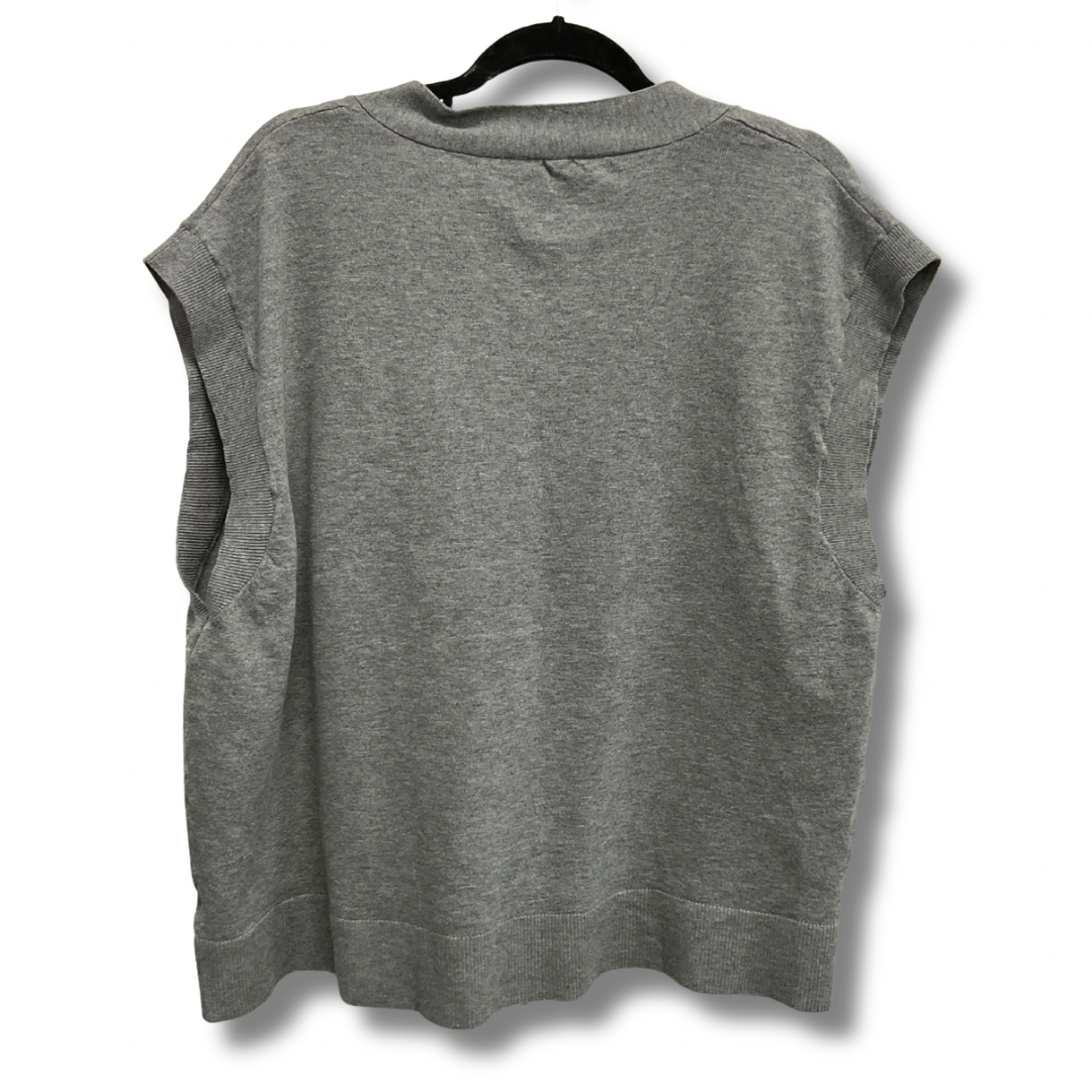 Top Short Sleeve Basic By Terra & Sky In Grey, Size: 1x