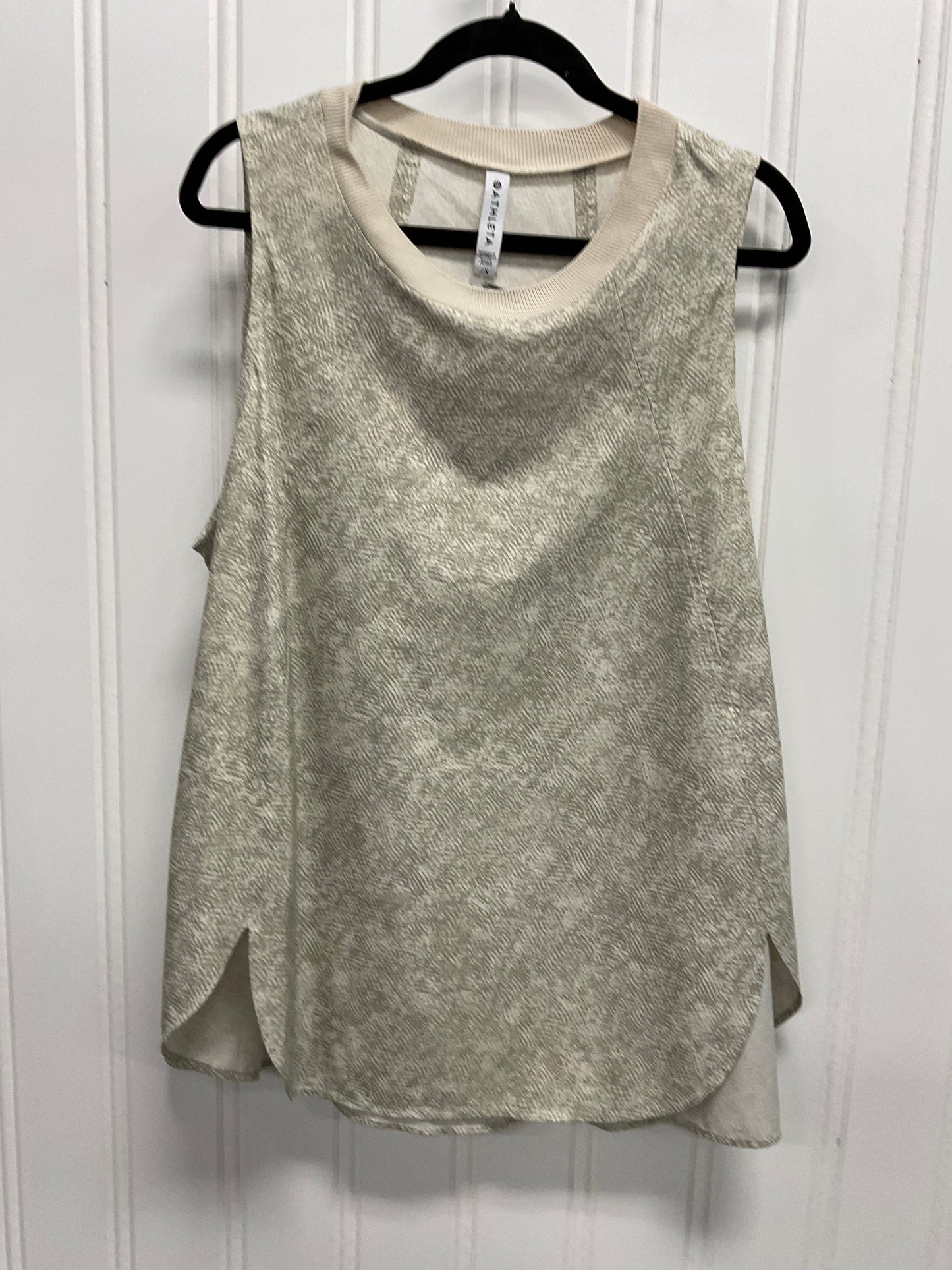 Athletic Tank Top By Athleta In Grey, Size: 2x