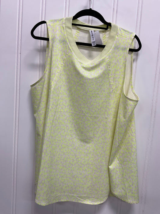 Athletic Tank Top By Athleta In Yellow, Size: 2x