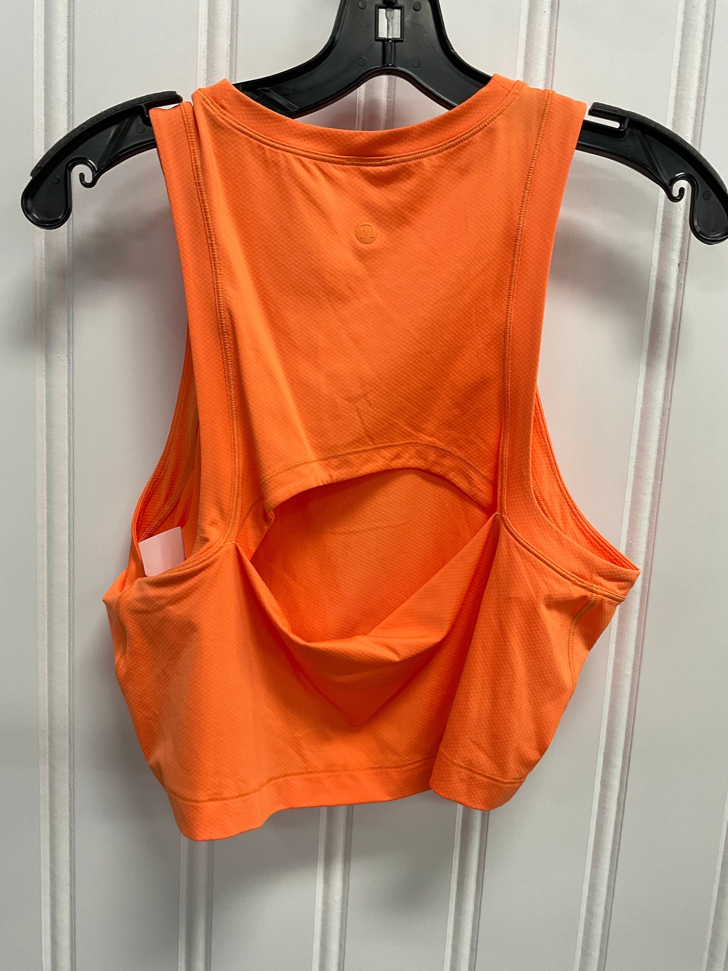 Athletic Tank Top By Lululemon In Orange, Size: M