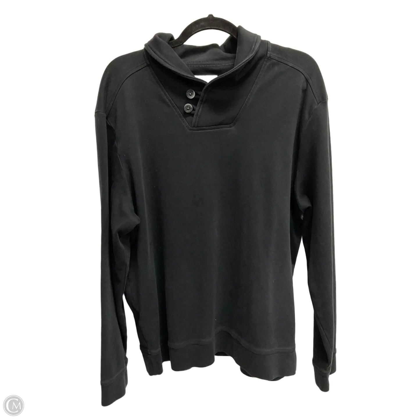 Sweatshirt Collar By Tommy Bahama In Black, Size: L