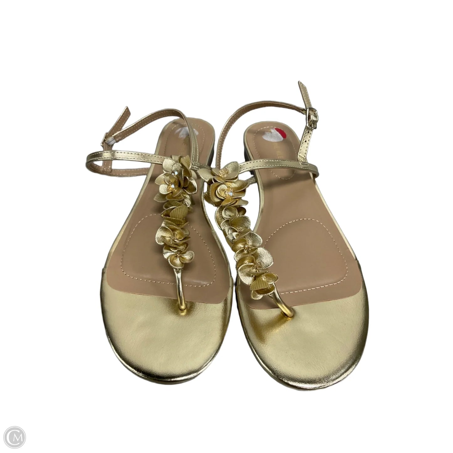 Sandals Flats By Anne Klein In Gold, Size: 10