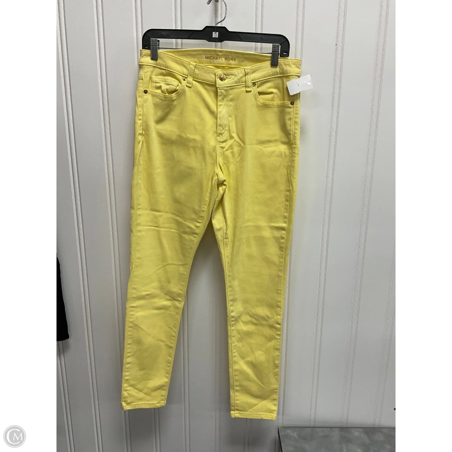 Jeans Designer By Michael Kors In Yellow, Size: 10