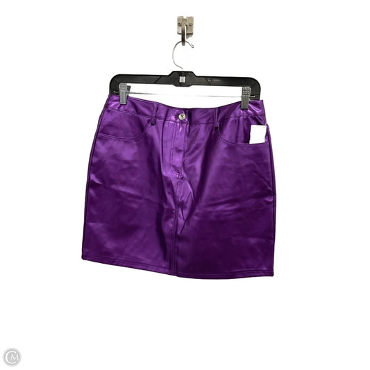 Skirt Mini & Short By Clothes Mentor In Purple, Size: M