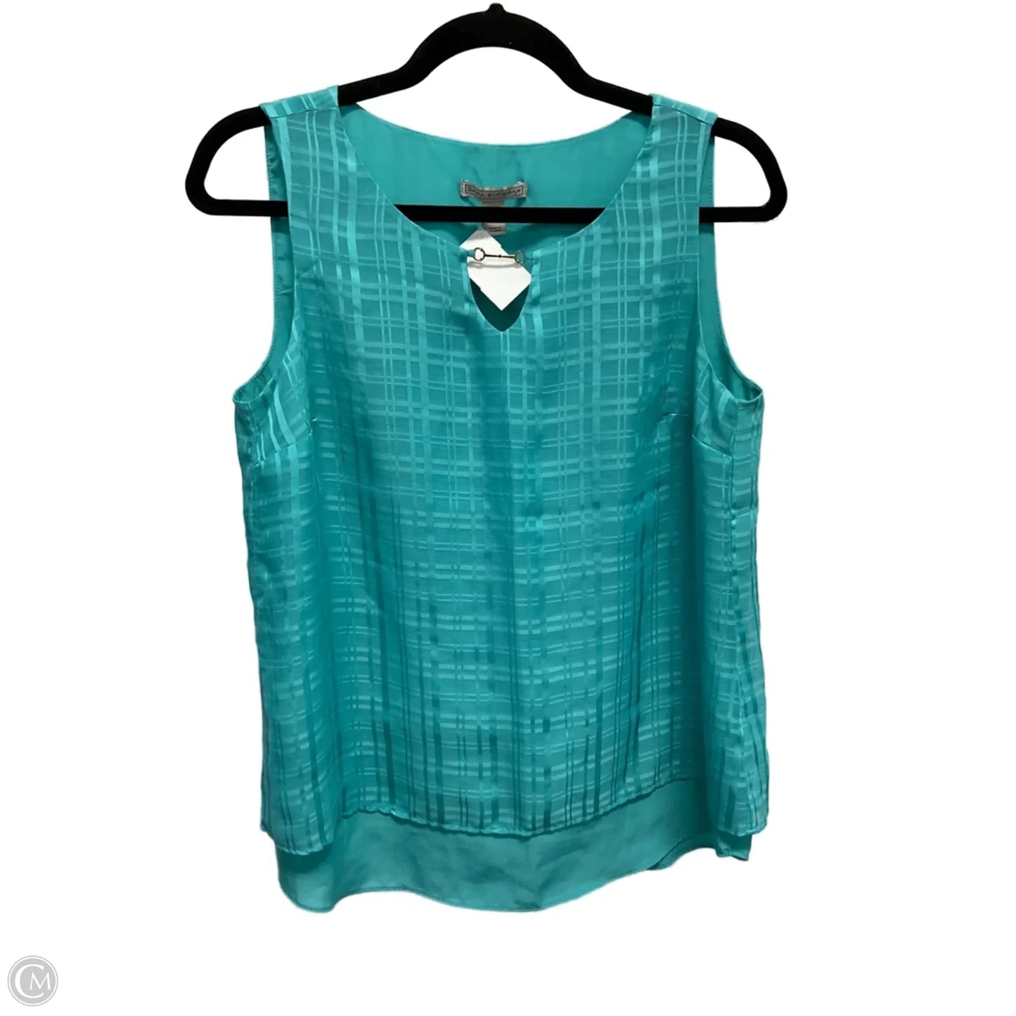 Top Sleeveless By Dana Buchman In Blue, Size: S