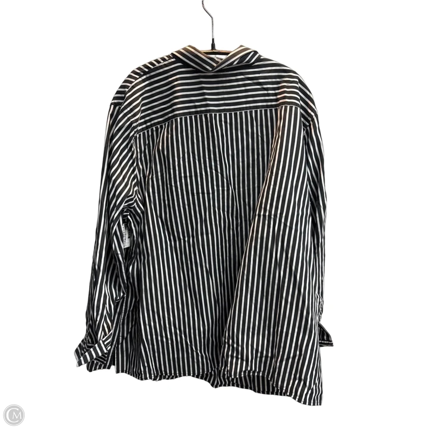 Top Long Sleeve By Lauren By Ralph Lauren In Striped Pattern, Size: 3x