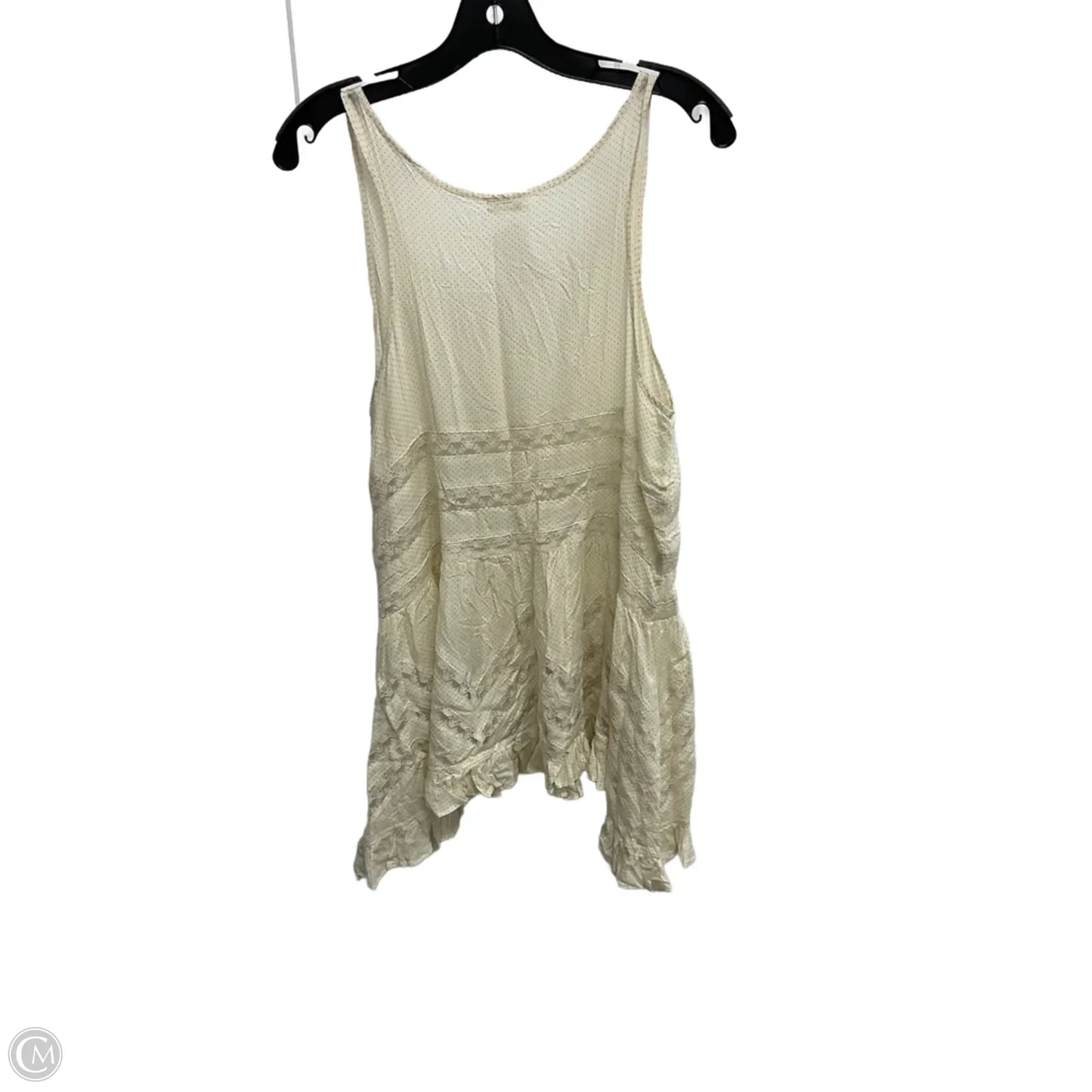 Top Sleeveless By Free People In Cream, Size: S