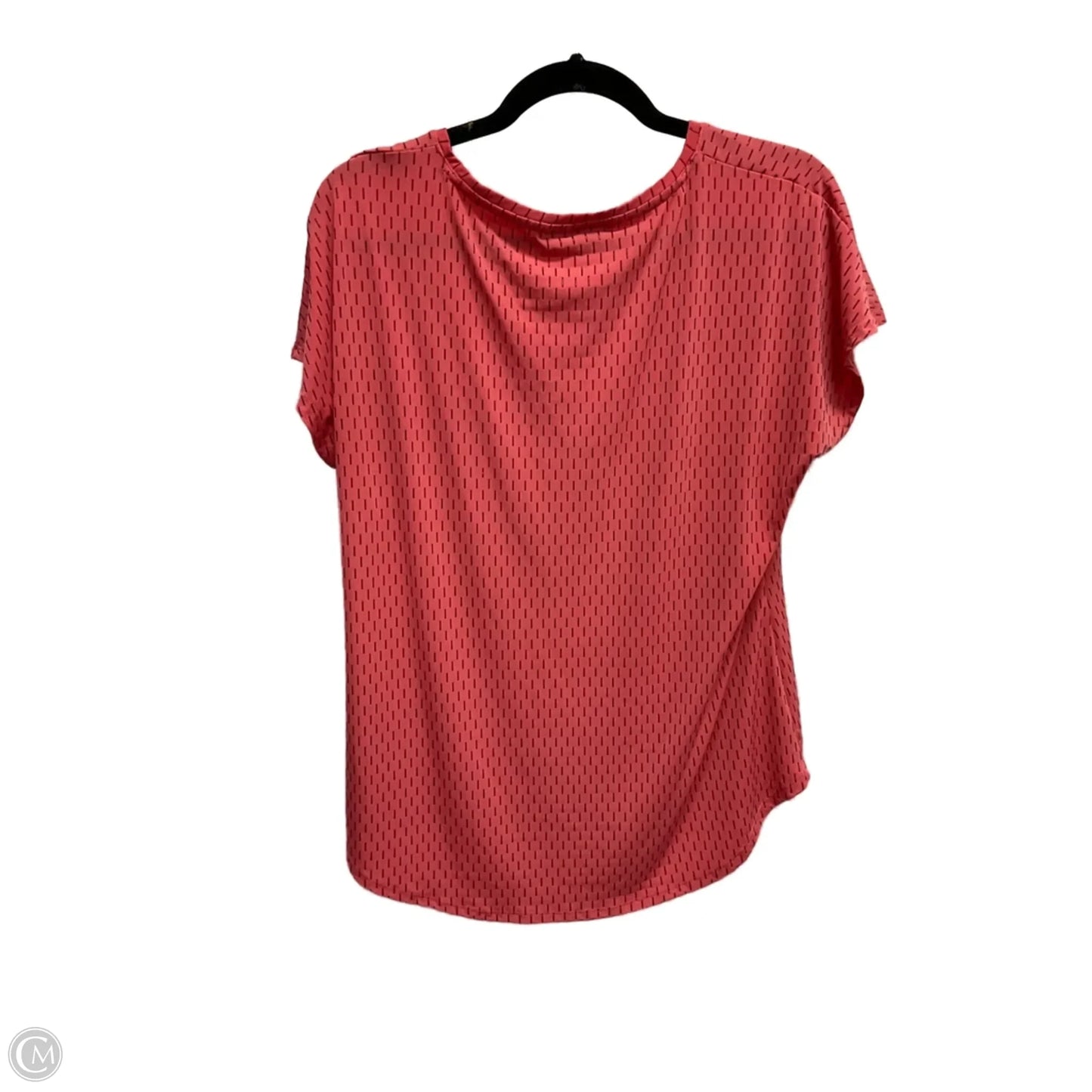 Top Short Sleeve By Chicos In Pink, Size: M