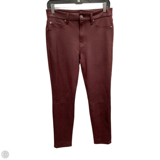 Jeans Jeggings By 7 For All Mankind In Maroon, Size: 8