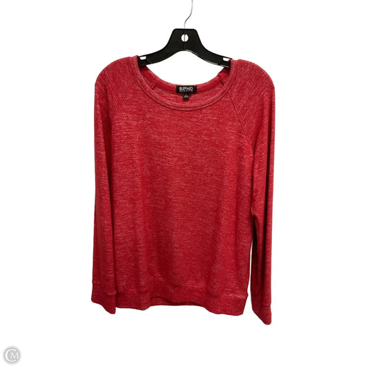 Top Long Sleeve Basic By Buffalo David Bitton In Red, Size: M