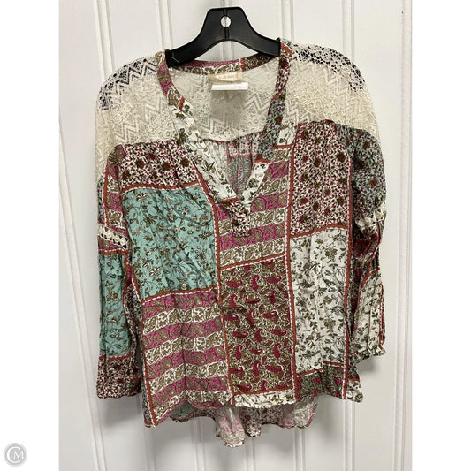 Top Long Sleeve By Altard State In Multi-colored, Size: S