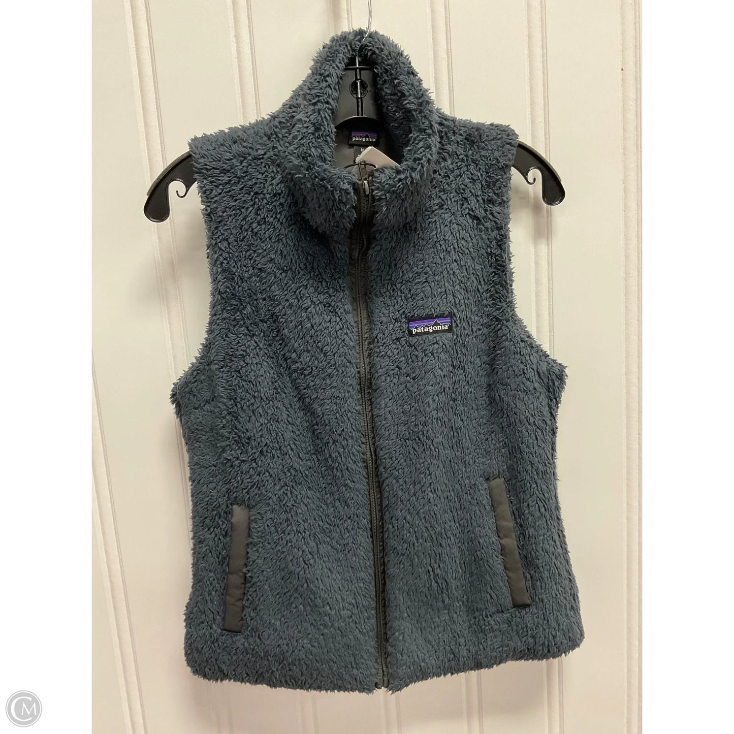 Vest Faux Fur & Sherpa By Patagonia In Blue, Size: M