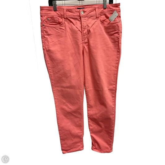 Jeans Straight By Not Your Daughters Jeans In Pink, Size: 14