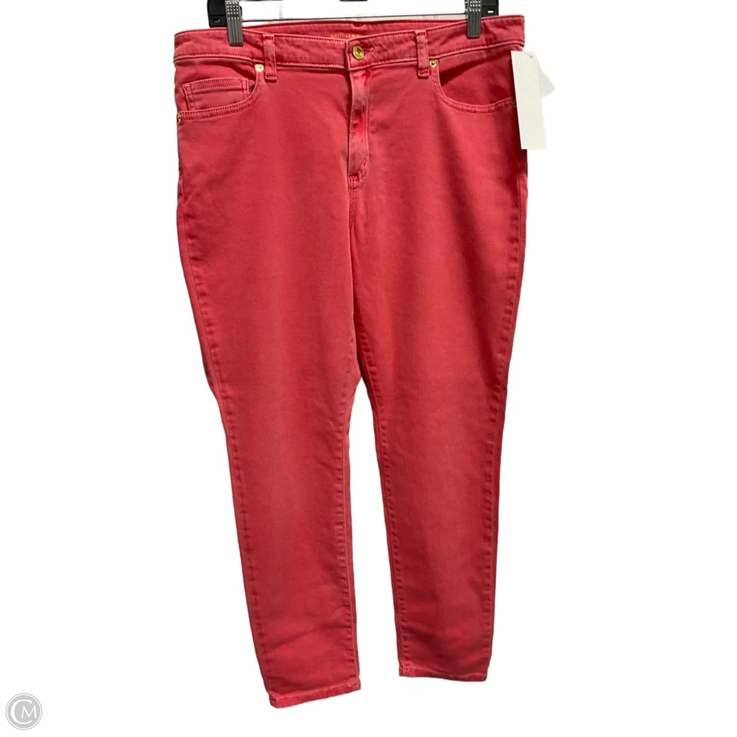 Jeans Designer By Michael Kors In Pink, Size: 14