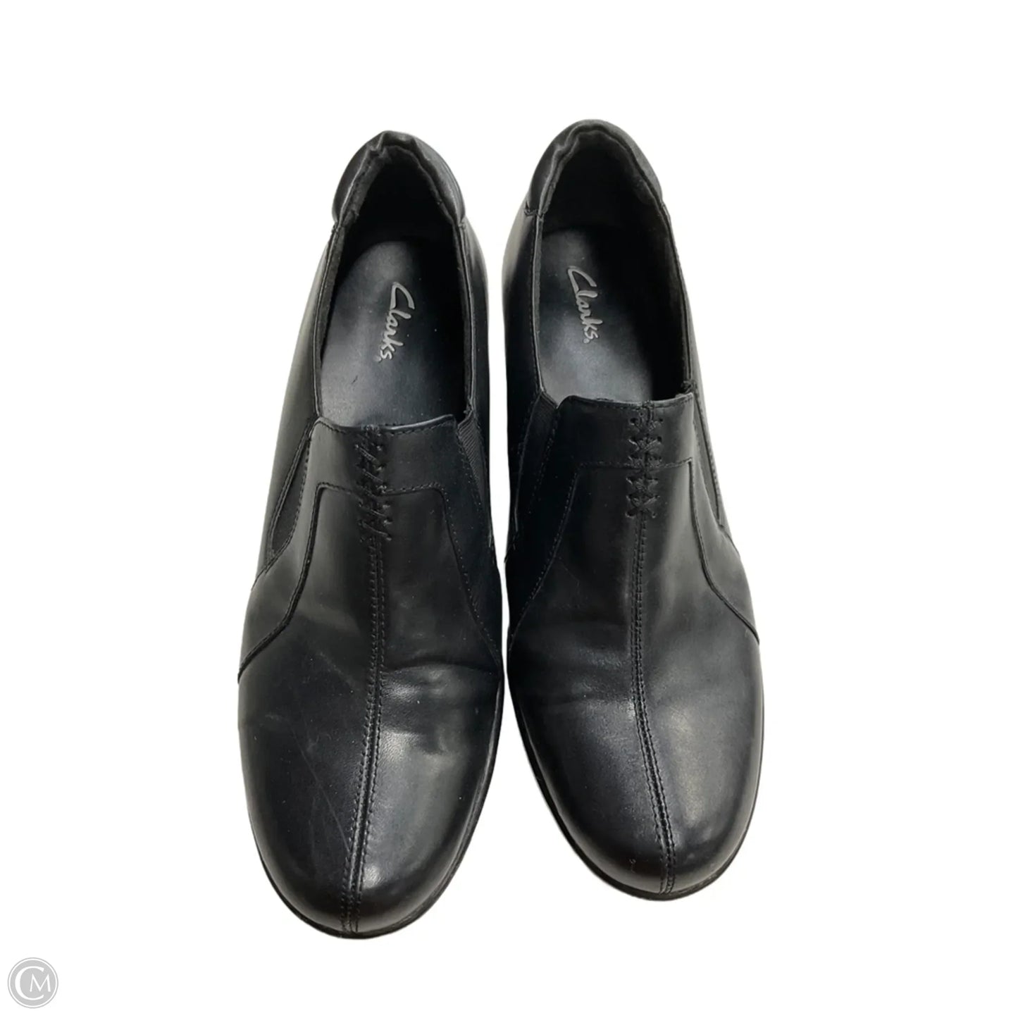 Shoes Heels Block By Clarks In Black, Size: 9.5