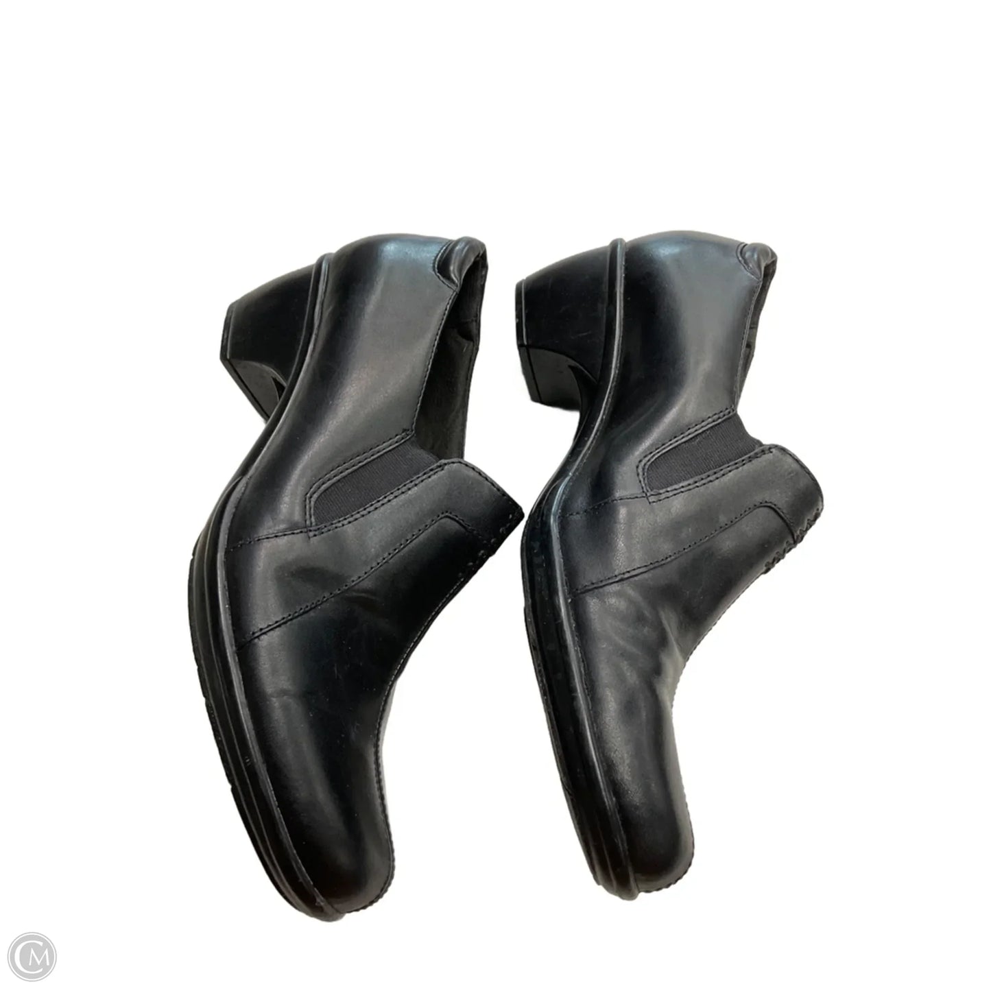 Shoes Heels Block By Clarks In Black, Size: 9.5