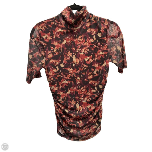 Top Short Sleeve By Cable And Gauge In Multi-colored, Size: S