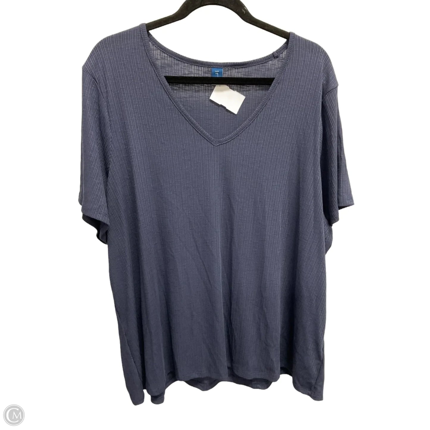 Top Short Sleeve Basic By Old Navy In Navy, Size: Xxl