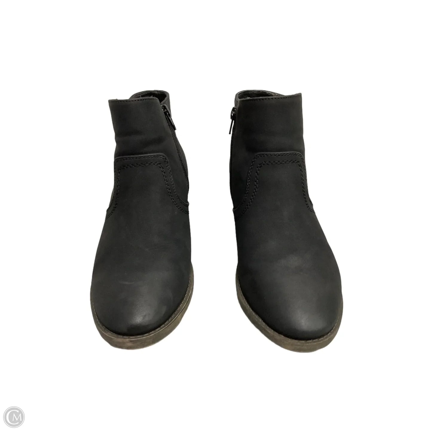 Boots Ankle Heels By Maurices In Black, Size: 9