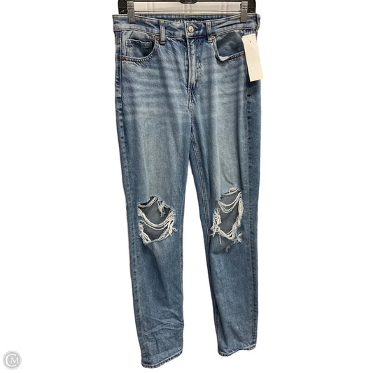 Jeans Straight By American Eagle In Blue, Size: 6l