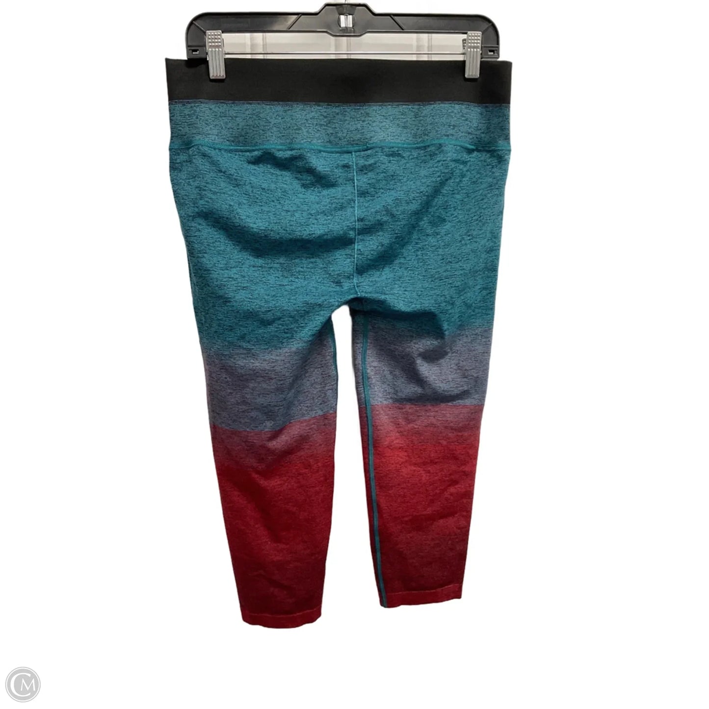 Athletic Leggings Capris By Athleta In Blue & Red, Size: Xl