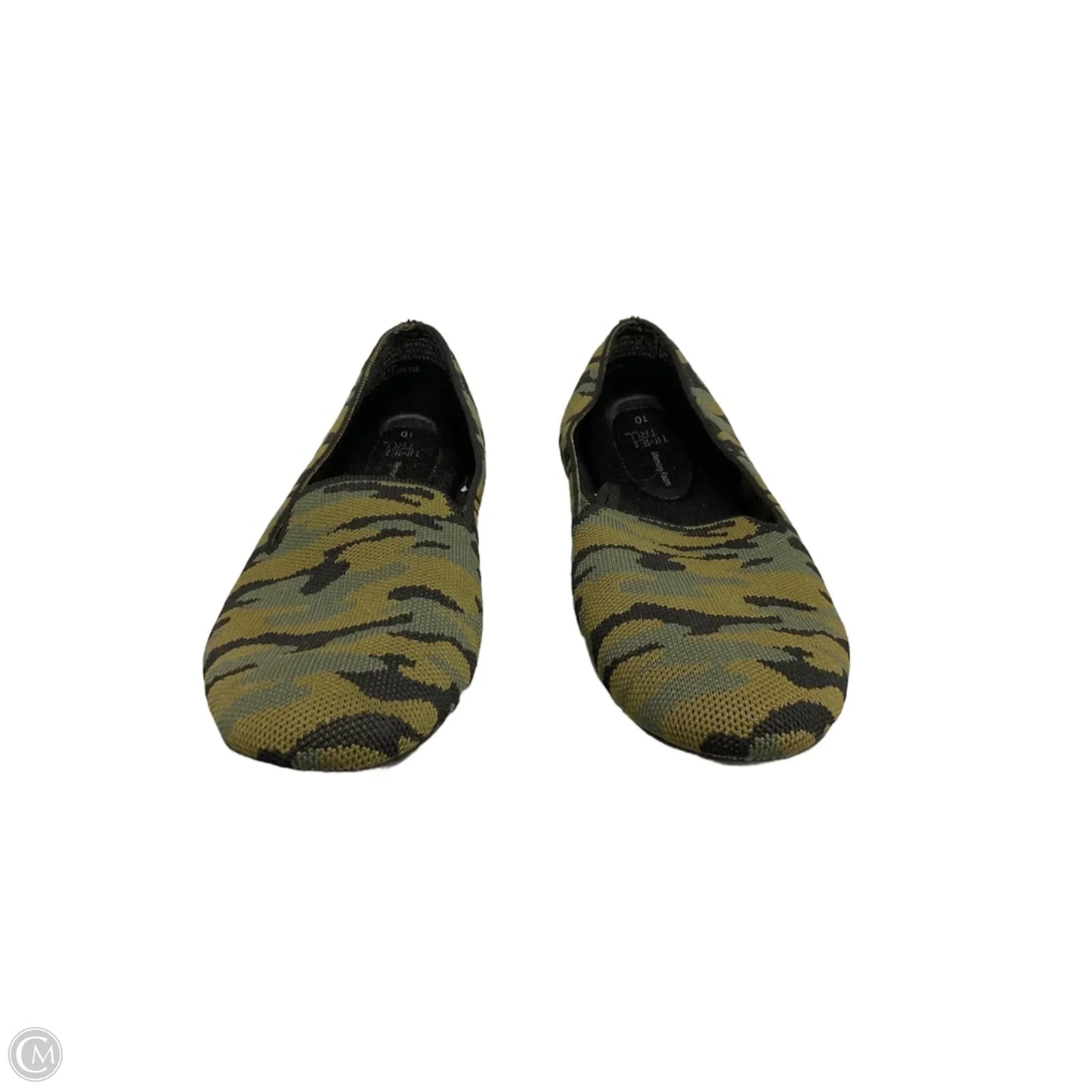 Shoes Flats By Time And Tru In Camouflage Print, Size: 10
