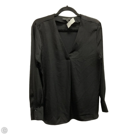 Blouse Long Sleeve By Banana Republic In Black, Size: L