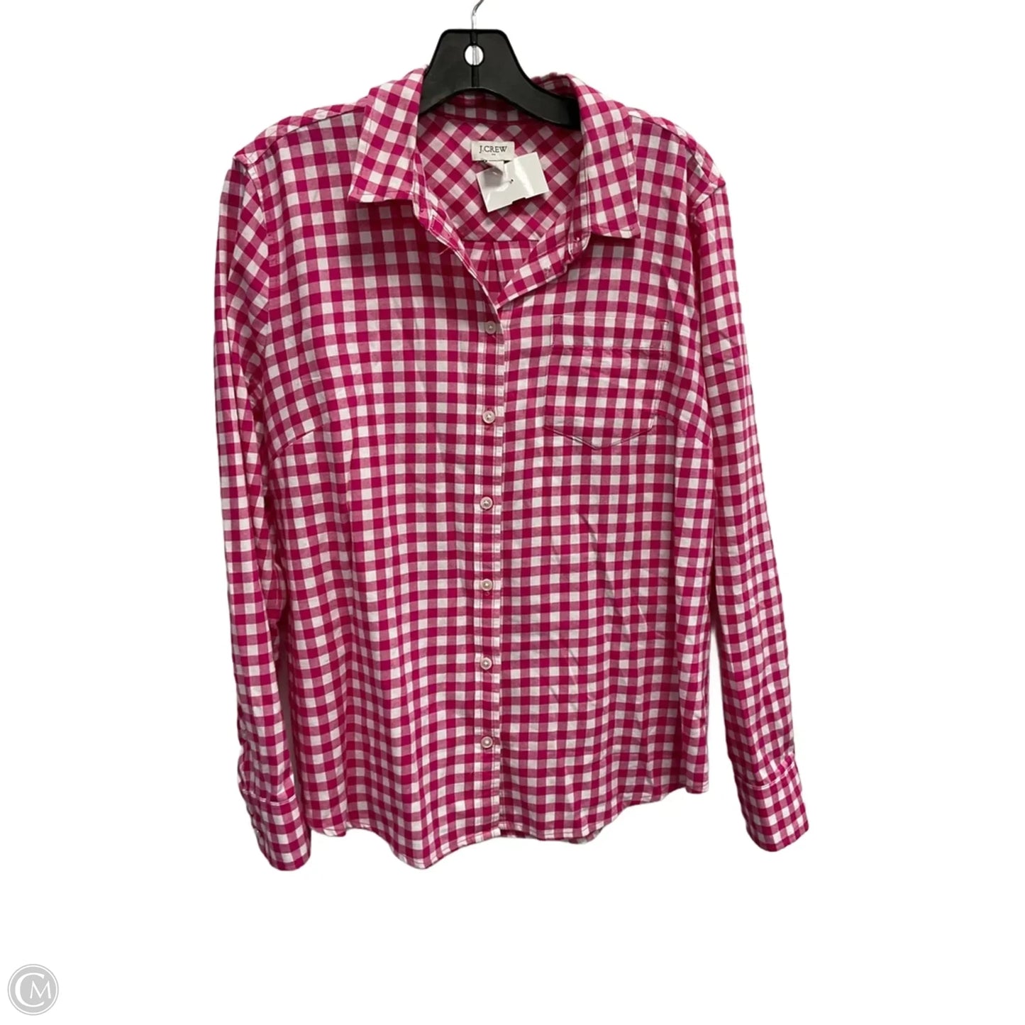 Top Long Sleeve By J. Crew In Pink, Size: L