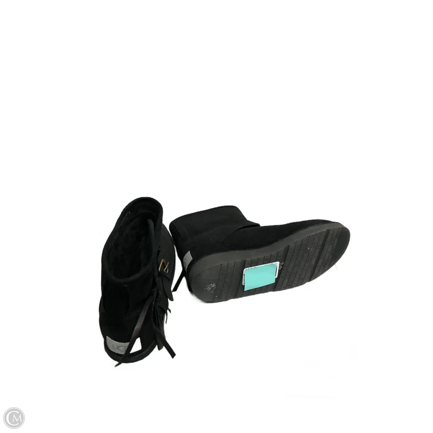 Boots Designer By Ugg In Black, Size: 7